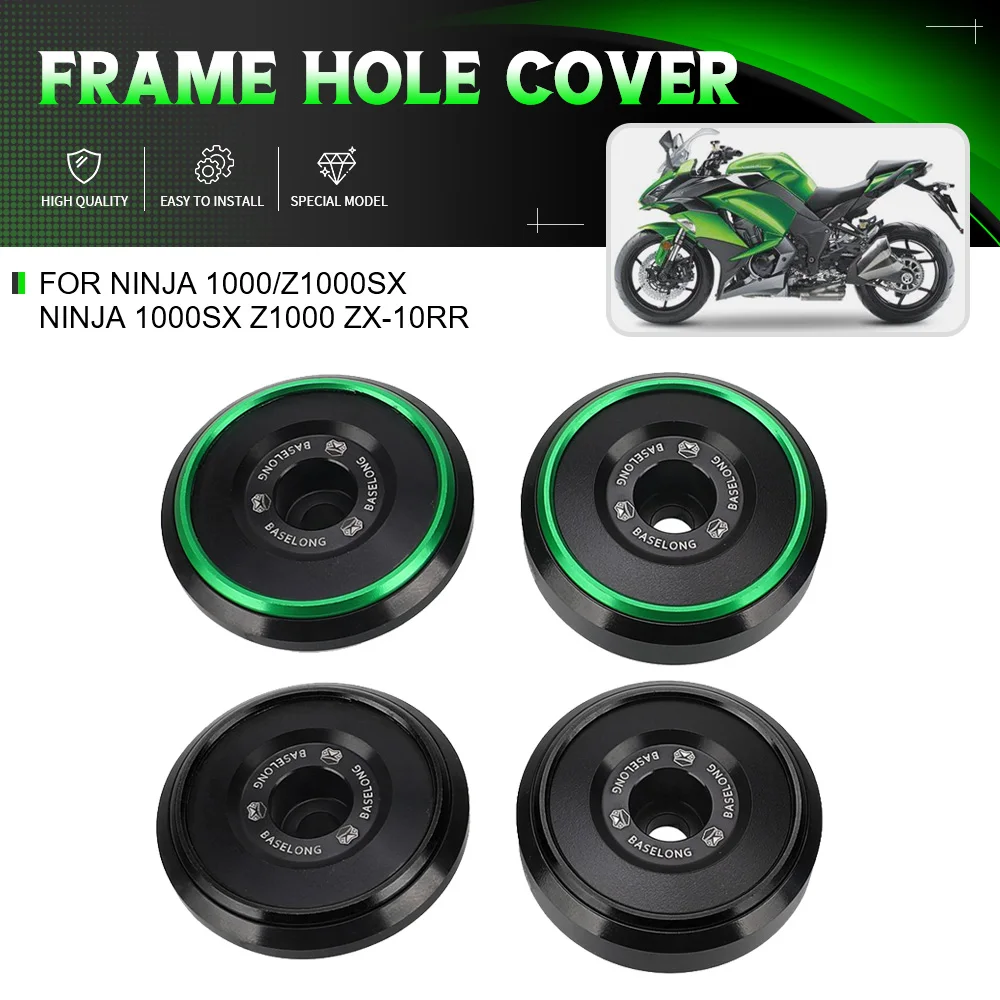 

For Kawasaki NINJA 1000/Z1000SX Ninja 1000SX Z1000 ZX-10RR Motorcycle Accessories Frame Hole Cover Screw Caps Decorate Plugs