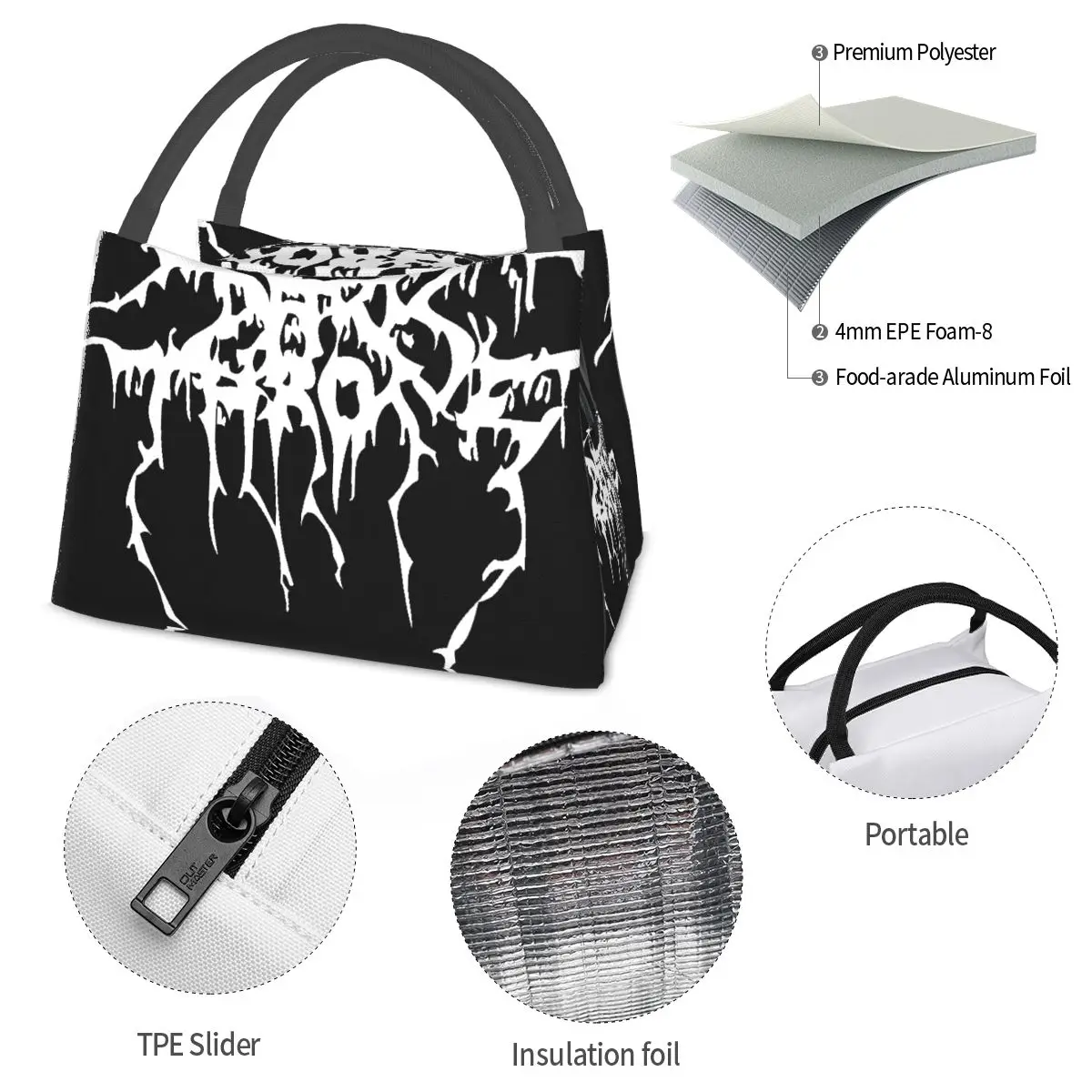 Darkthrone Transilvanian Hunger Death Metal Portable insulation bag for Cooler Thermal Food Office Pinic Container