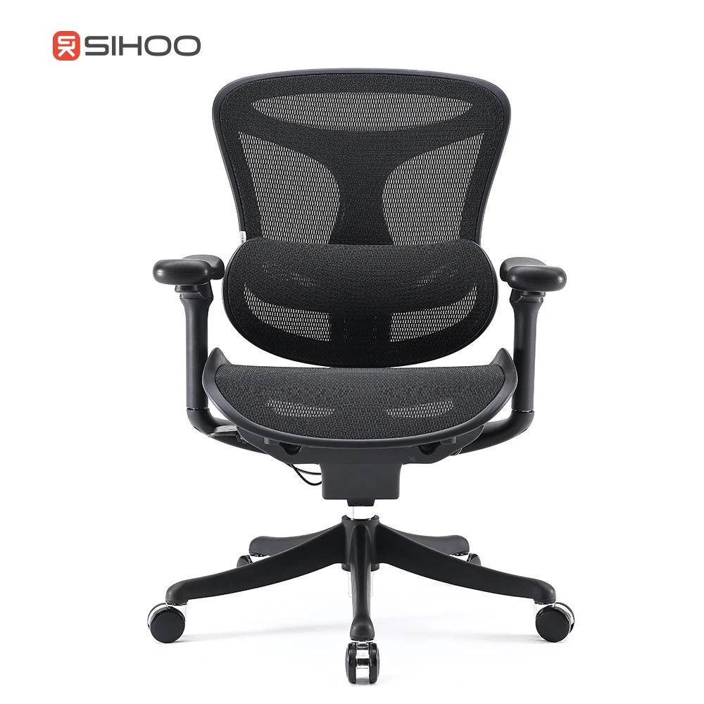 Silla de oficina ergonómica de malla C50 de diseño de lujo, silla giratoria de Material PA, pies, silla ejecutiva para gerente de oficina