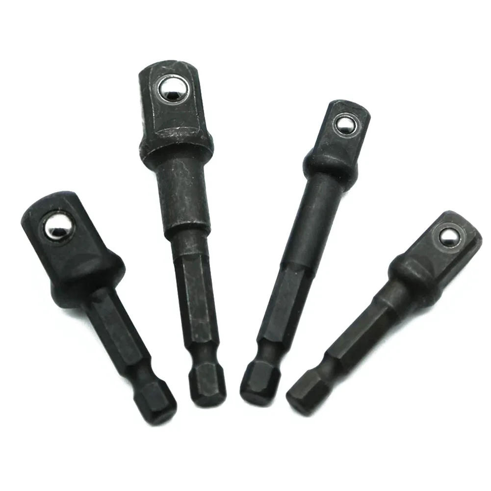 

Drill Socket Adapter Hex Shank Extension Bar Heavy Duty Steel Spring Loaded Ball Bearing Quick Change Chuck Compatible