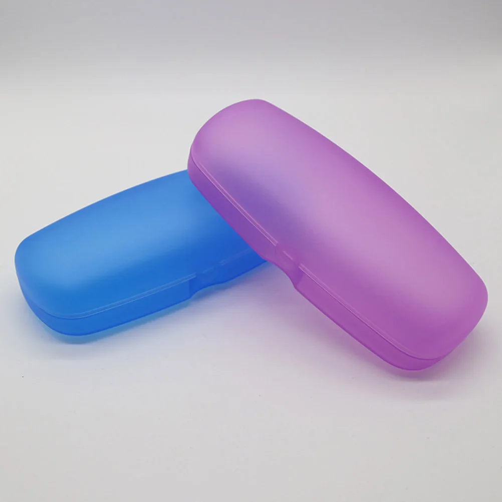 

5Pcs Glasses Case Portable Durable Hard Shell Sunglasses Box Eyewear Protector Transparent Cases for Storing Travel Gift