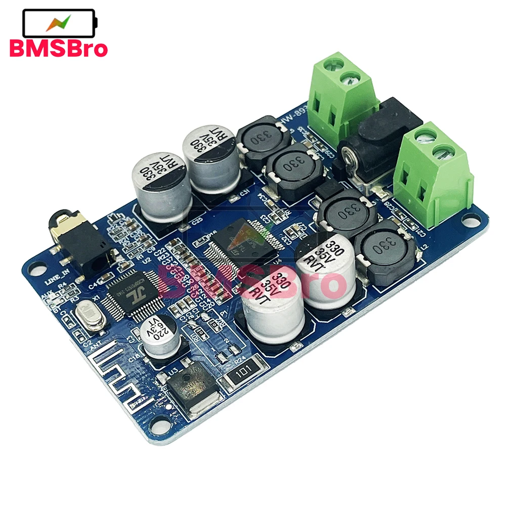 TDA7492P Wireless Bluetooth 4.0 Digital Power Amplifier Board 25W+25W Dual Channel Stereo Amp DC 12V 24V for Speaker Subwoofer