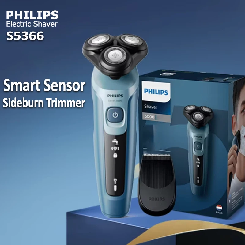 PHILIPS S5366 Elektrikli Tıraş Makinesi IPX7 Tam Vücut Yıkama Erkek Bakım Konforu Tıraş Flaş Şarjlı Sakal Jilet Favoriler Düzeltici