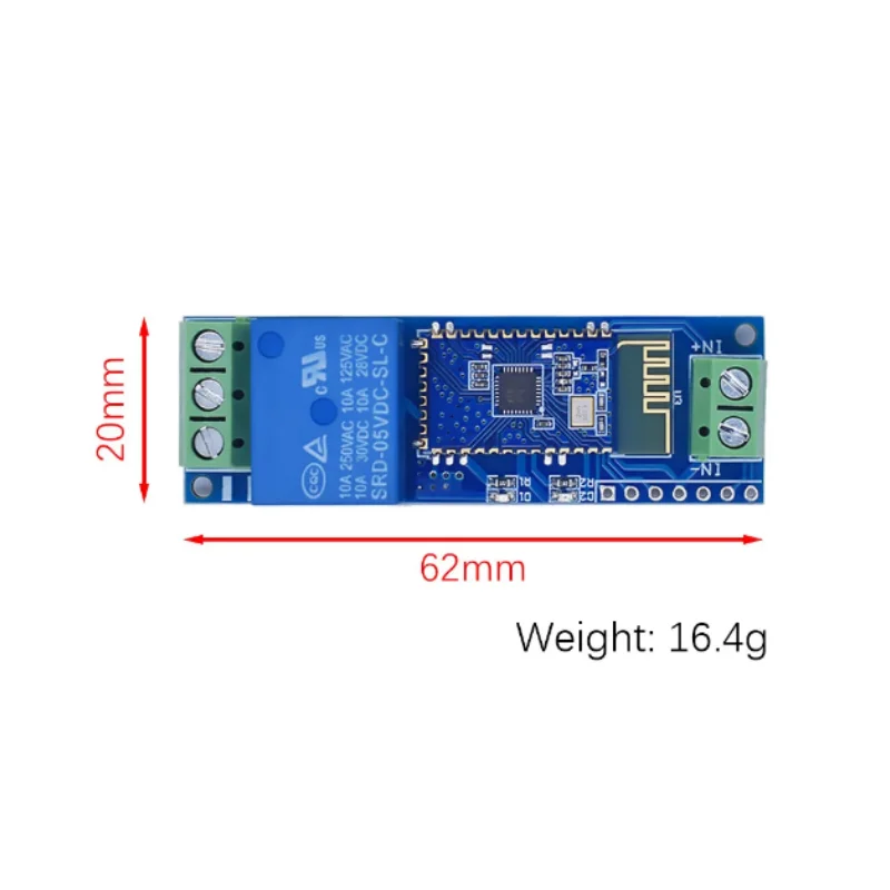 BLE Relay Module 1 Way Channel DC 5V 12V Internet Smart Switch Mobile Phone Wireless Remote Control 1 Channel Relay Module