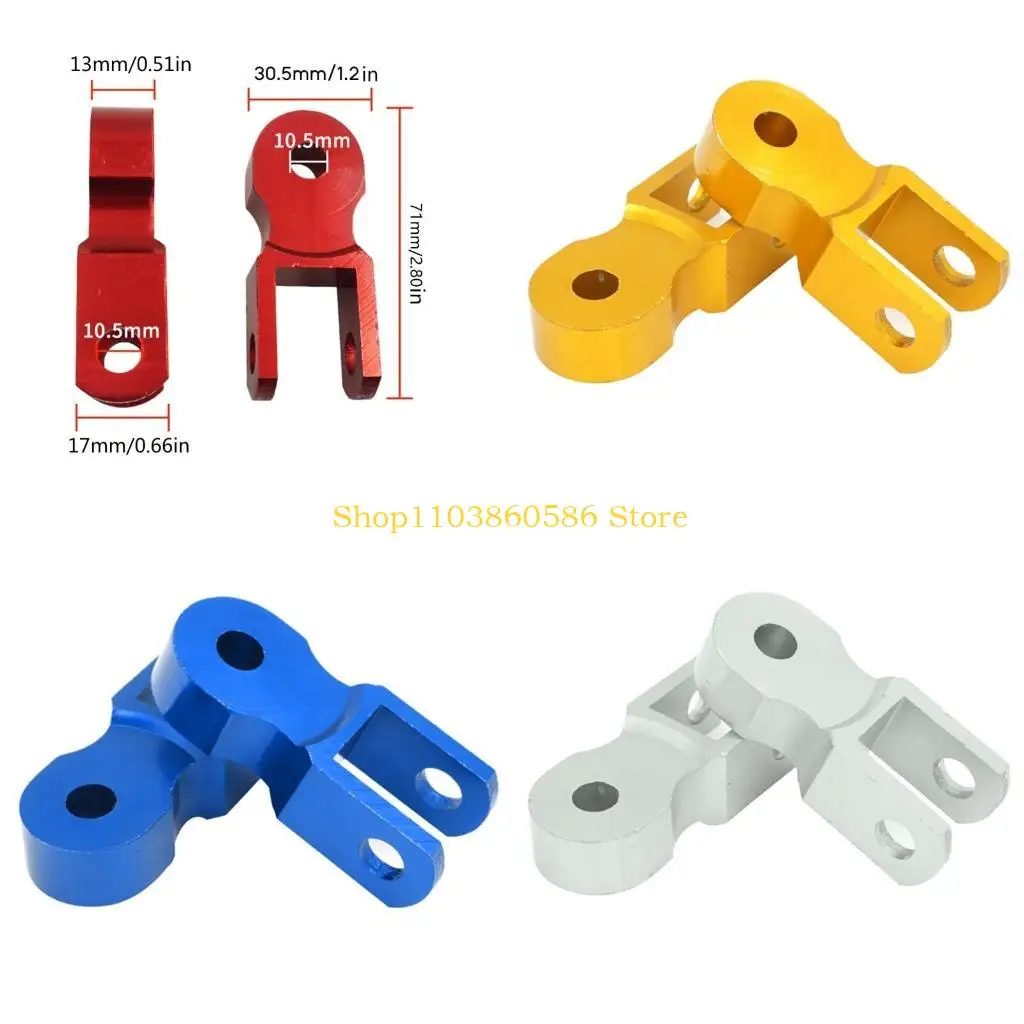 242A 2er-Pack Stoßdämpfer-Riser Universal Motorrad-Heck-Riser-Höhenverlängerung Aluminium