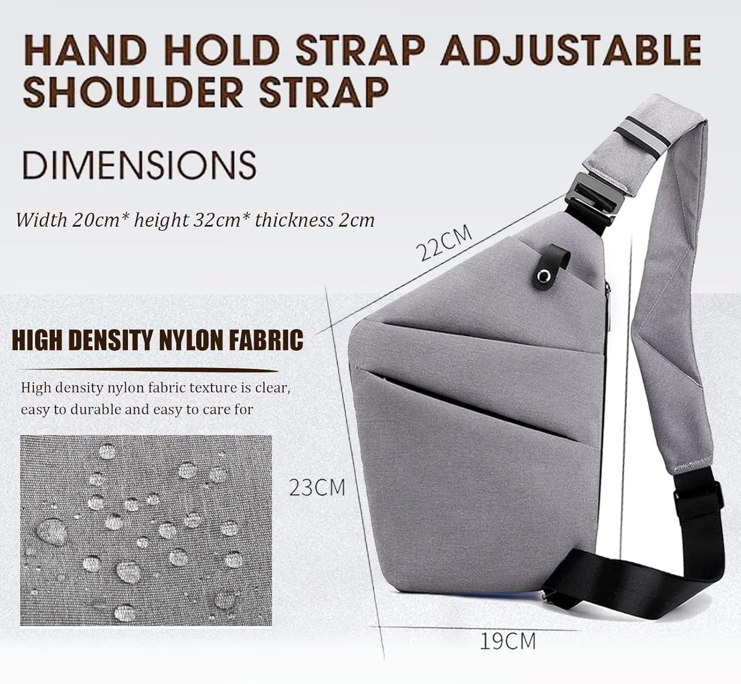 الرجال امرأة واحدة كروس أكياس الصدر مكافحة سرقة السفر الكتف حقيبة ساعي المحمولة مقاوم للماء حقيبة التخزين حزمة مراوح كيس #3