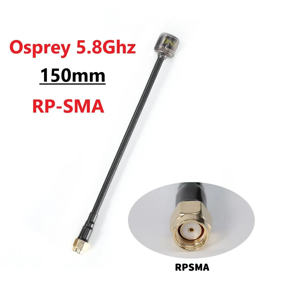 FlyFishRC Osprey 5.8Ghz 150mm RP-SMA LHCP Antenna For RC FPV Freestyle Long Range Drone Accessories