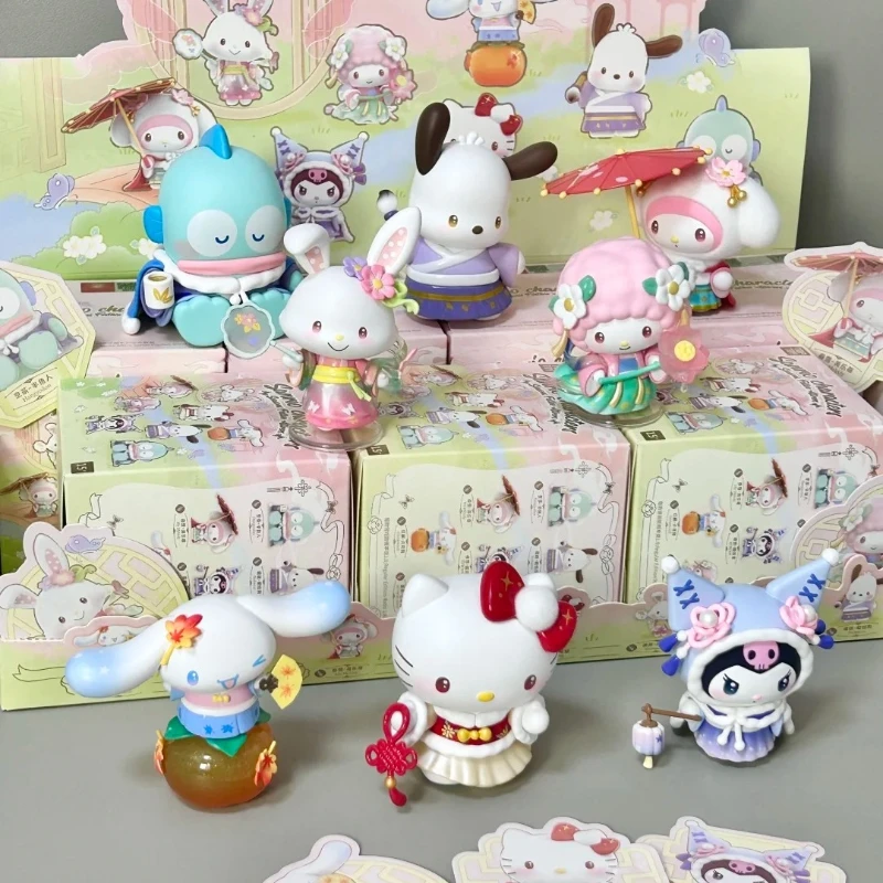 

Персонажи Sanrio Seasons Праздничные Аташеры Серия Слепая Коробка Мелодия Куроми Аниме Фигурка Таинственная Коробка Соберите ПВХ Настольный Декор Игрушка