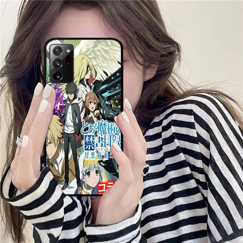 A Certain Magical Index Anime Phone Case For Samsung Note 8 9 10 20 pro plus lite M 10 11 20 30 21 31 51 A 21 22 42 02 03