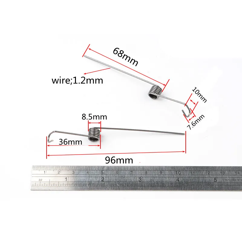 Corn planter spring wire diameter 1.2mm Steel agricultural machinery manual planter left and right torsion springs