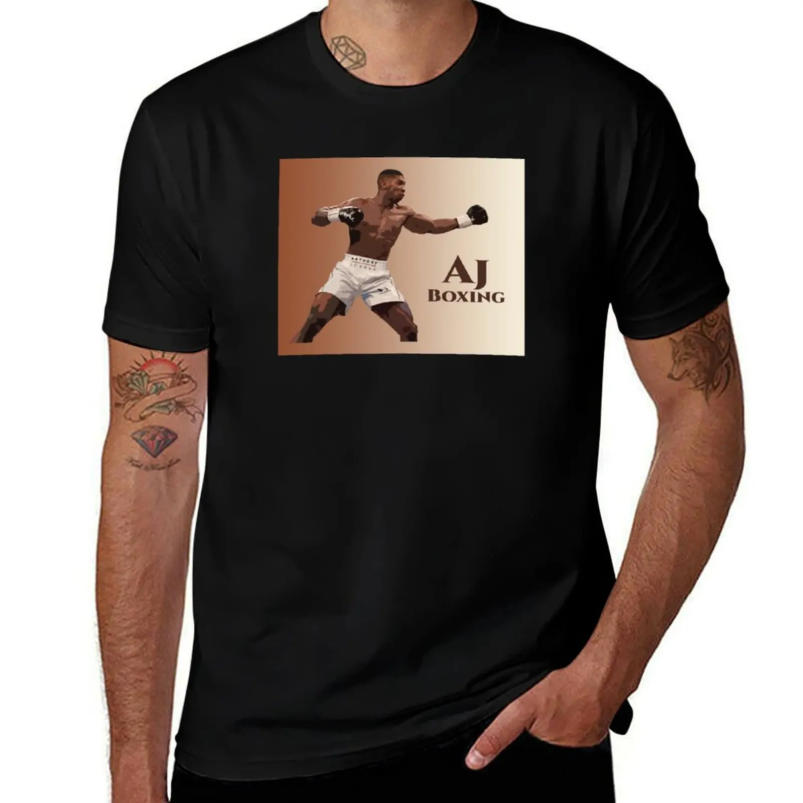 Anthony Joshua boxing T-Shirt Casual Lightweight Short Sleeve Top T-Shirt