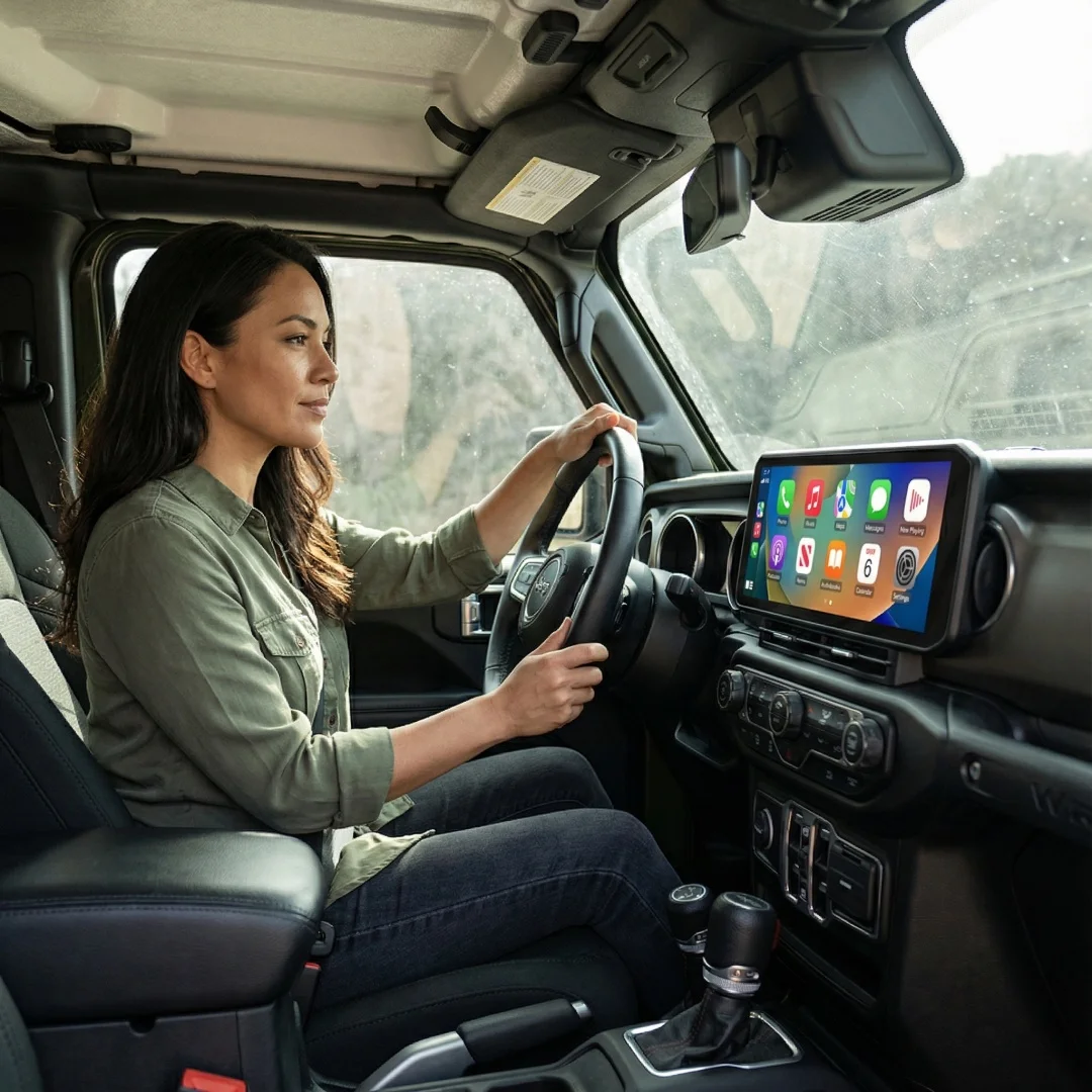 

15inch Android Auto&CarPlay Car radio For Jeep Wrangler 2018 2019 20-2022 Multimedia Video Player Car GPS Navigation Stereo DSP