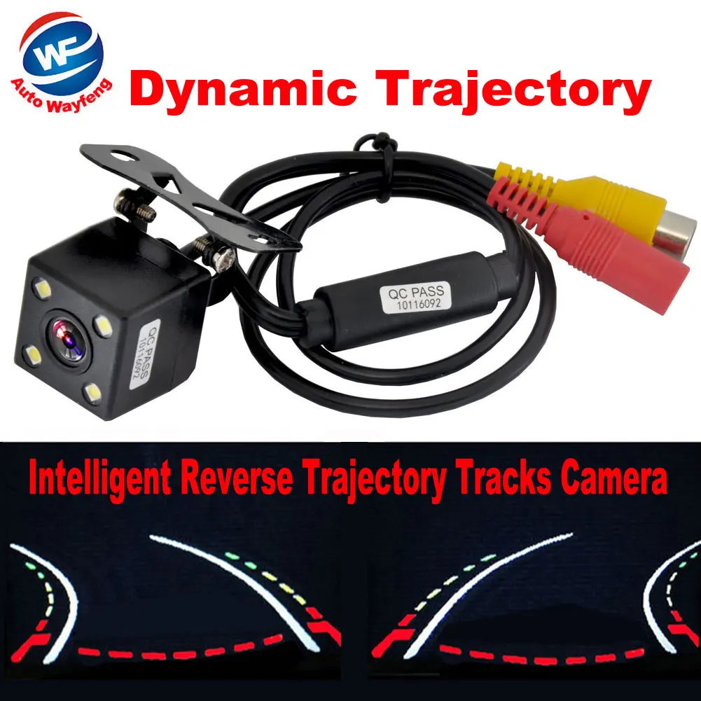 

2018 Hot Intelligent Dynamic Trajectory Tracks Rear View Camera ccd CCD Reverse Backup Camera Auto Reversing Parking Assistance