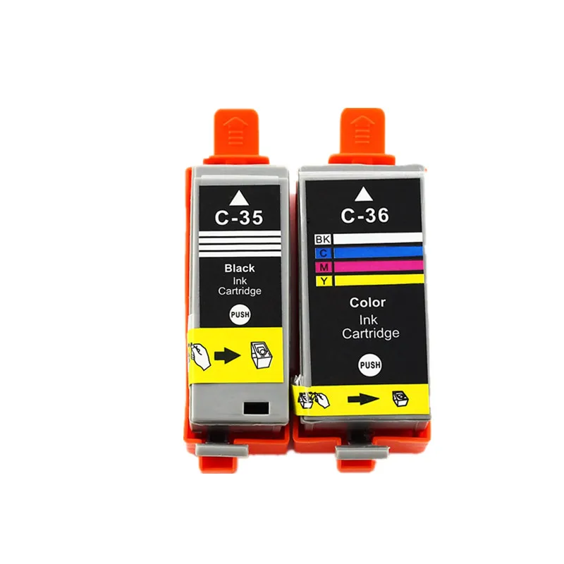 Compatible Ink Cartridge PGI35 CLI35 for Canon  PIXMA IP100B/IP100/IP100 with battery/mini260/320