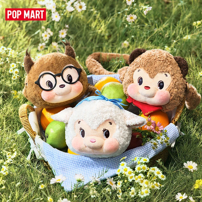 POP MART RiboDiary Forest Gathering Day Series Plush Mini Bag Genuine Blind Box Mystery Box Guess Bag Toy Doll Cute Anime Figure