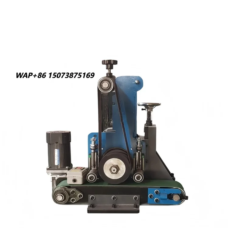 High Quality Automatic Mini Flat Surface Deburring Metal Polishing Machine with Motor & Engine 2.2kW Power 120kg Weight
