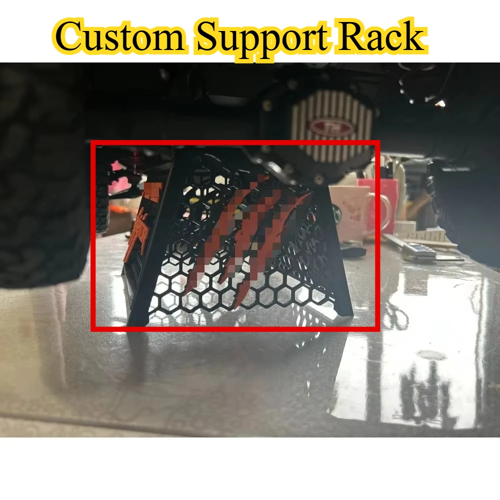3D Printed High Density PETG Model Support Rack For 1/8 KM RC Crawler custom size Sturdy Display Stand Replacement Parts