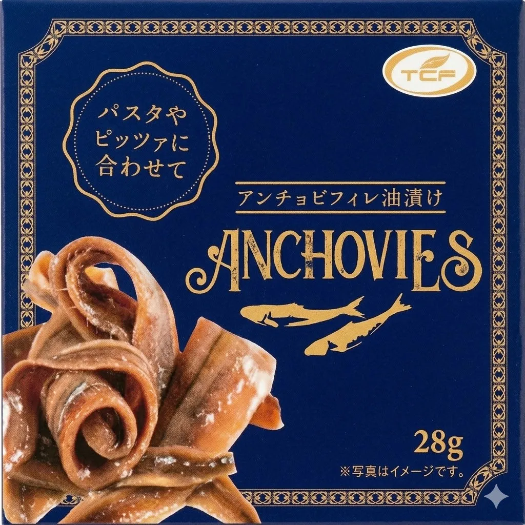 アンチョビ 缶 28gx8個 カタクチイワシ フィレ ペルー産 使い切りサイズ まとめ買い