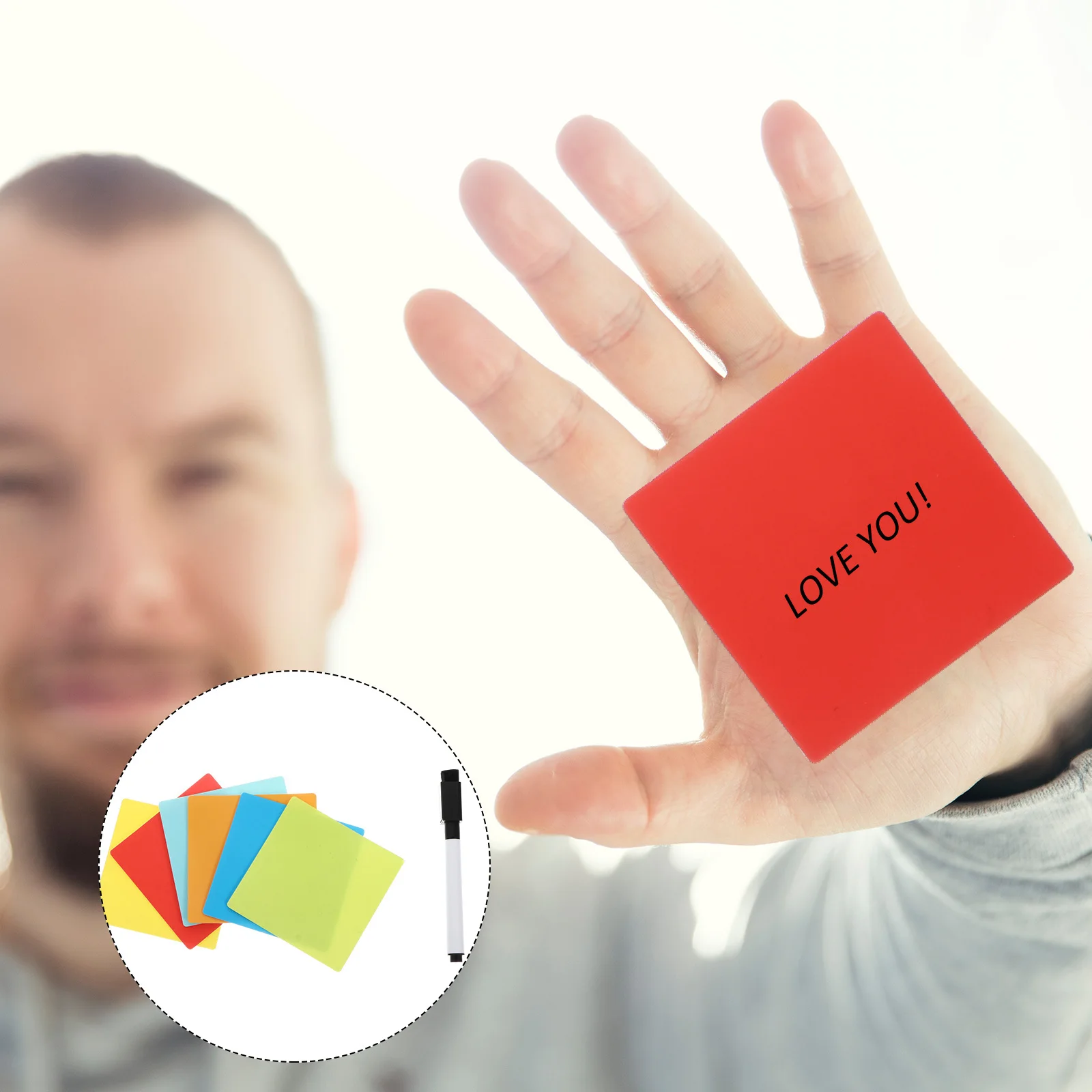 Colorful Self Adhesive Label Stickers Smooth Writing for Notes Indexing Appointment Reminder Office Study Supplies