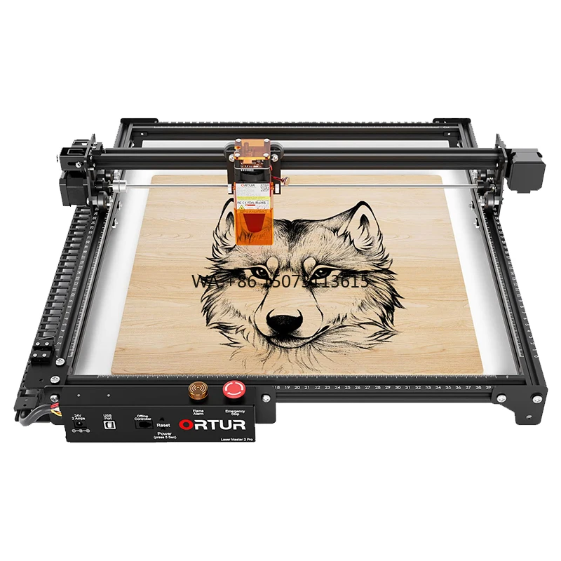 

ORTUR 24V Laser Engraver 2 Pro-S2-LF Engraving Machine 5500mW Output Power Laser Cutter for Metal and Wood 400*400mm