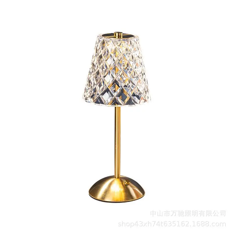 European-style touch night light rechargeable dual-purpose bedside high-end desk lamp creative night light rechargeable bedroom