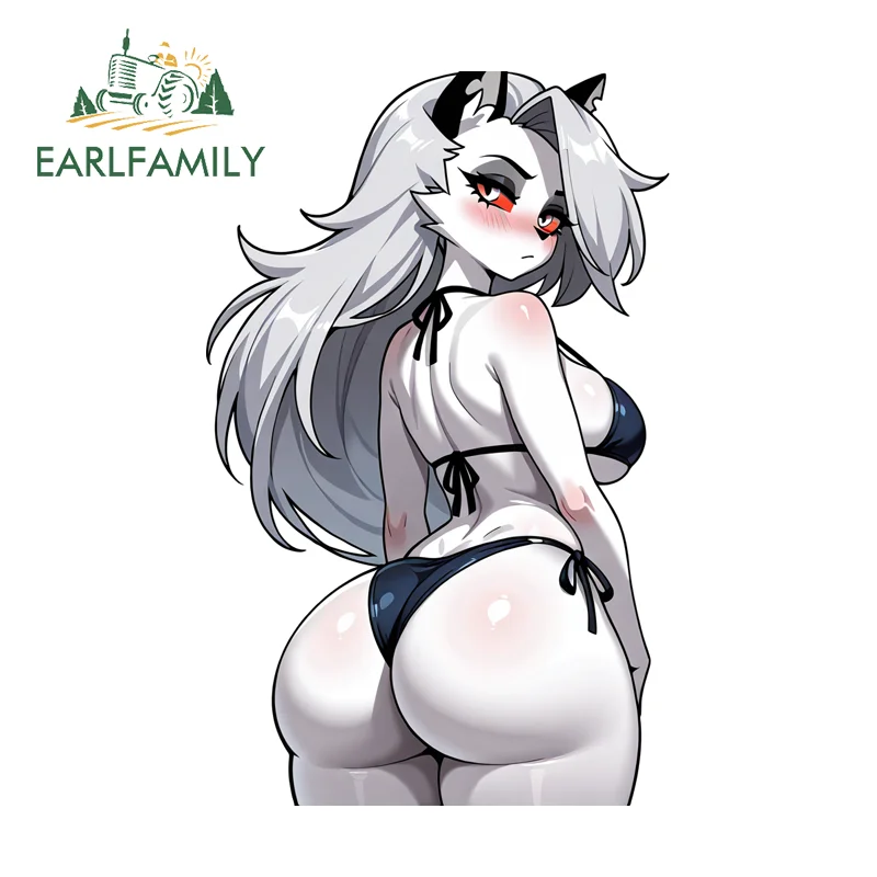 

EARLFAMILY Helluva Boss Loona автомобильные наклейки индивидуальный фургон авто JDM наклейки водостойкие окклюзионные царапины граффити наклейки