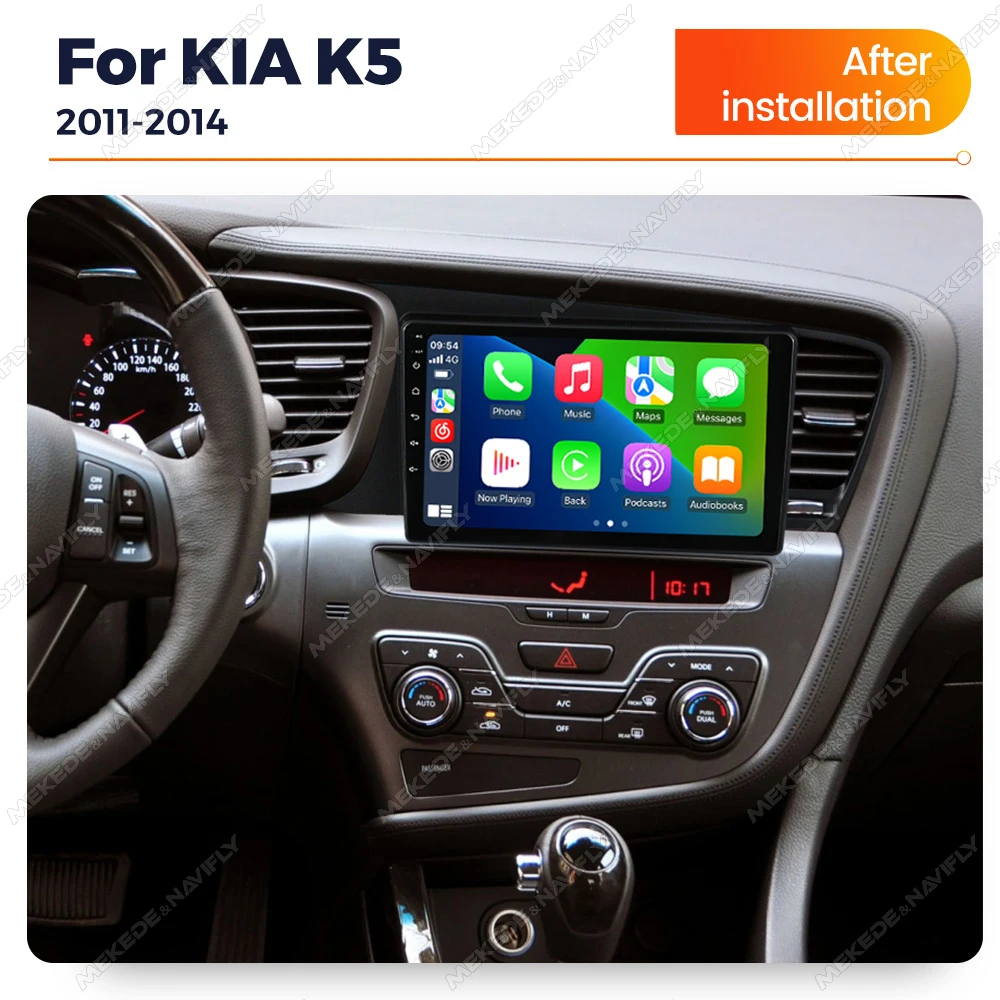 MEKEDE Android 15 Autoradio Head Unit 2 Din Car Radio For Kia K5 Optima 2011-2015 Stereo Player Car multi-media display GPS navi
