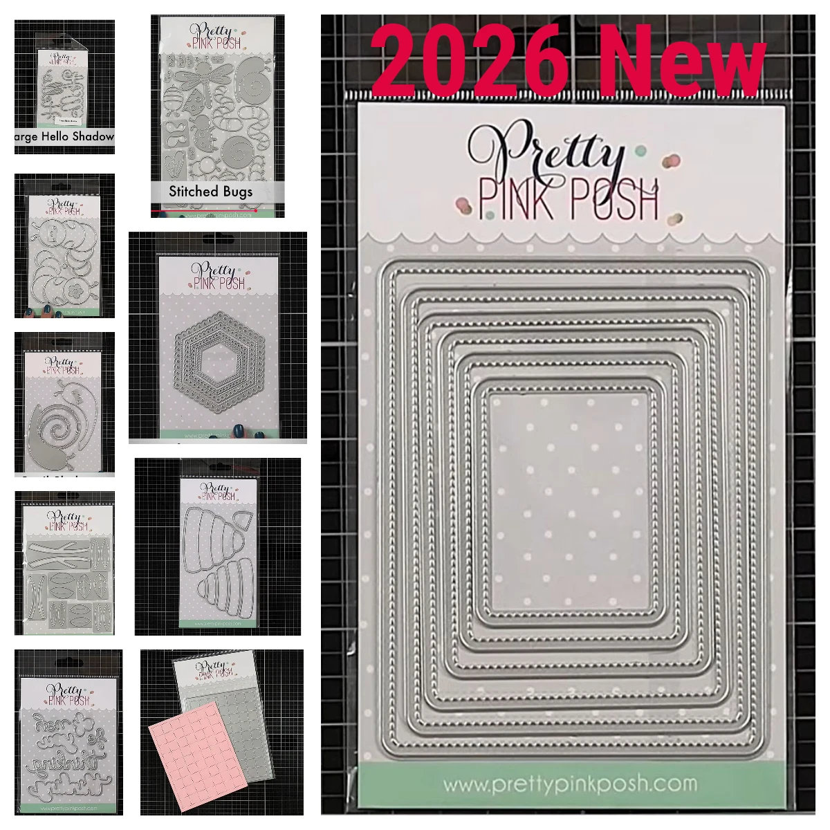 

Everyday Branches Stitched Bugs 2026 New Arrival Metal Cutting Dies Cut Die Mold Craft Decoration Embossin Template DIY Handmade