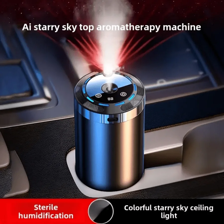 

Smart Car Air Freshener, Starry Sky Top Mode, Adjustable Fragrance Concentration, Essential Oil Diffuser, Long-Lasting Freshness