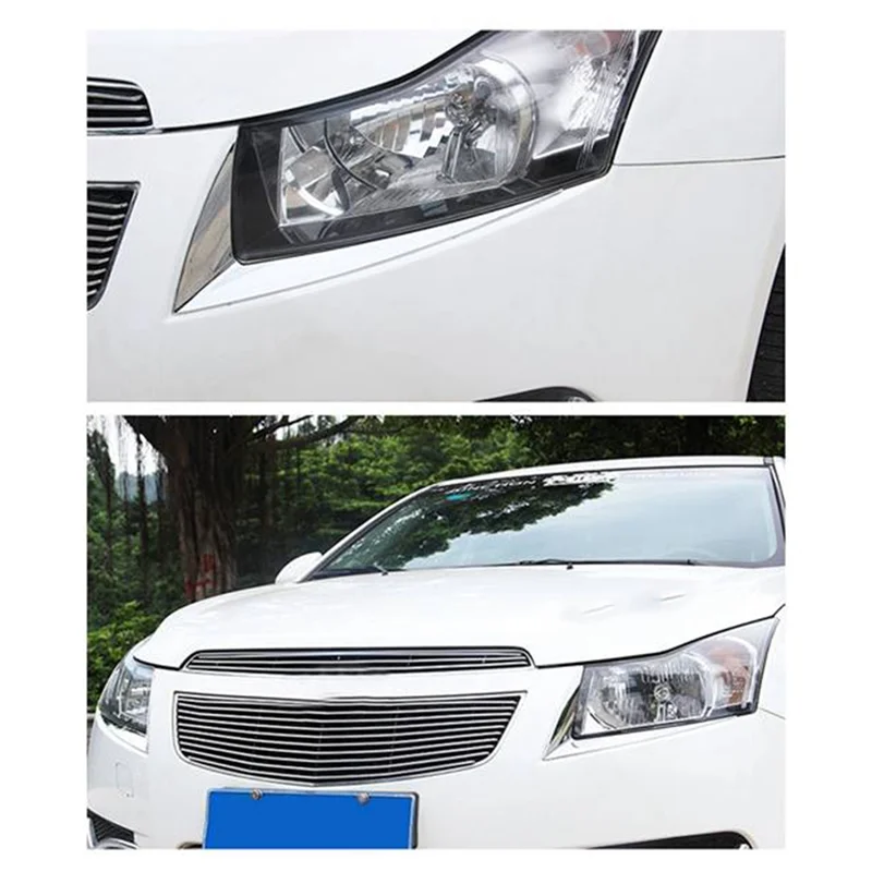 

Car Headlight Lamp 2PCS Eyebrow Decoration Sticker For Cruze 2009-2014
