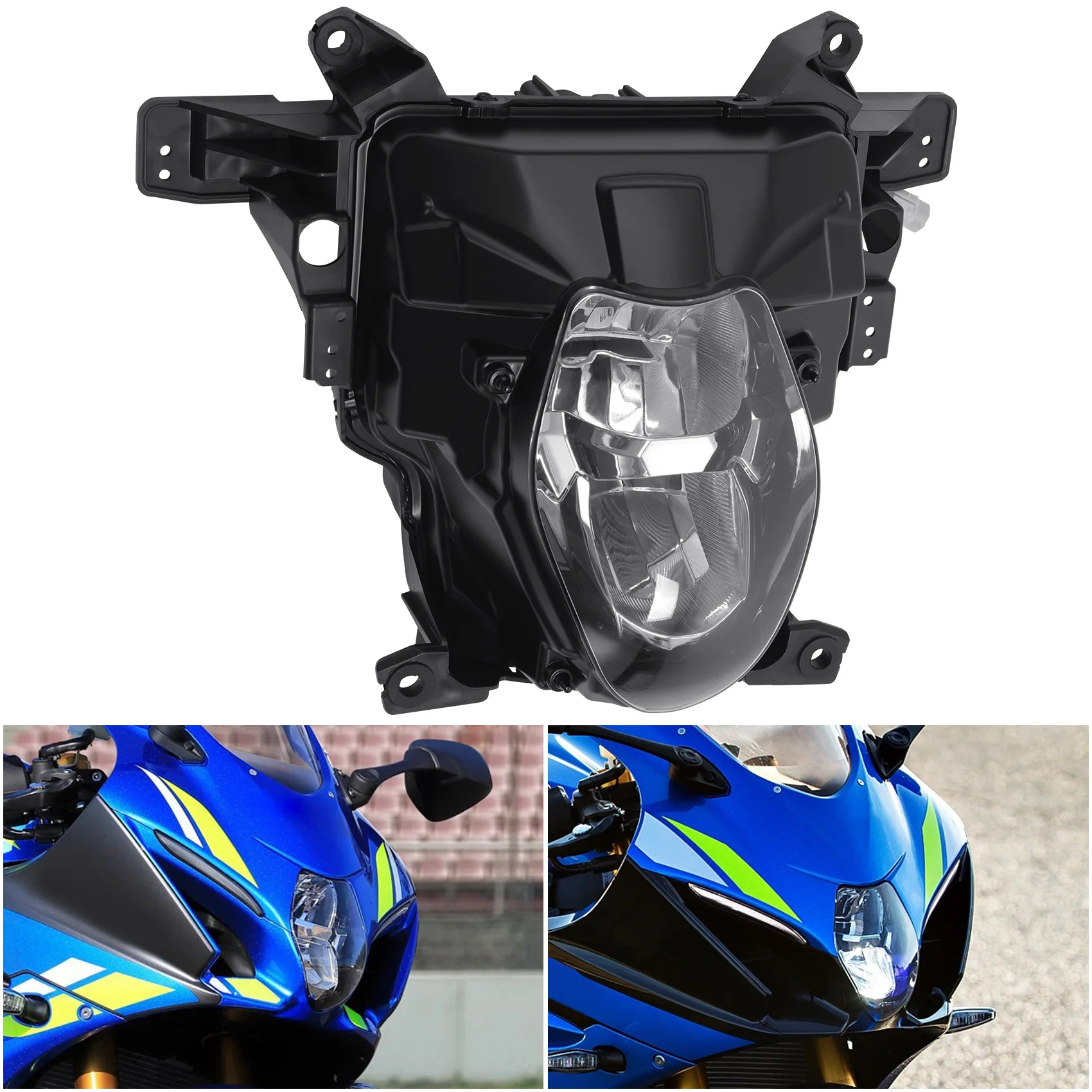 

Front Headlight Lamp Assembly Fit For Suzuki GSX-R1000 2017-2024 2023 2022 2021 2020 Motorcycle