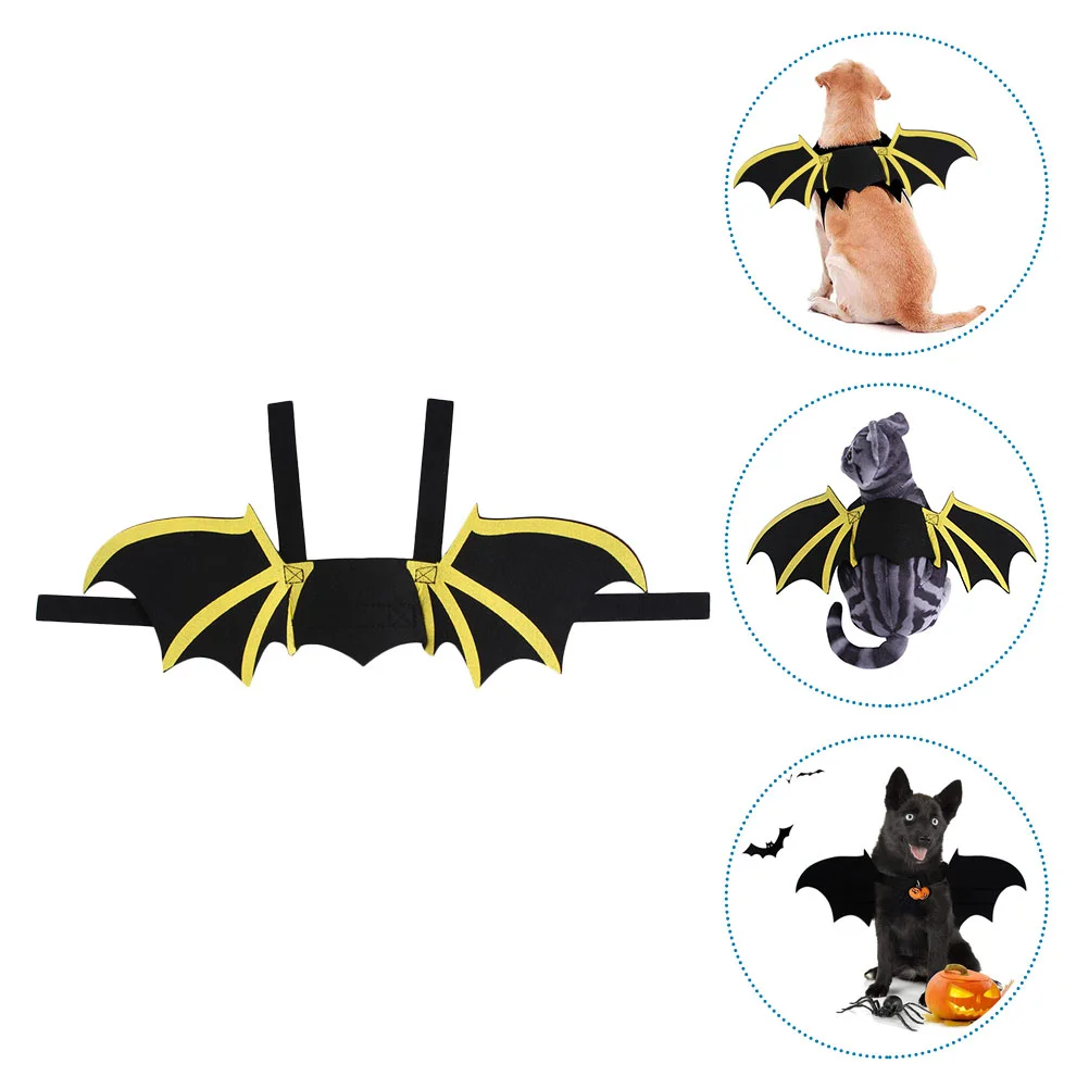 Dog Dragon Wings Halloween Costume Spider Pet Harness Costumes Accessories Felt Cloth