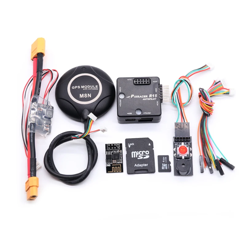 Pixracer R15 Autopilot xracer PX4 Pixhawk Flight Controller +M8N GPS Drone Quadcopter Multicopter