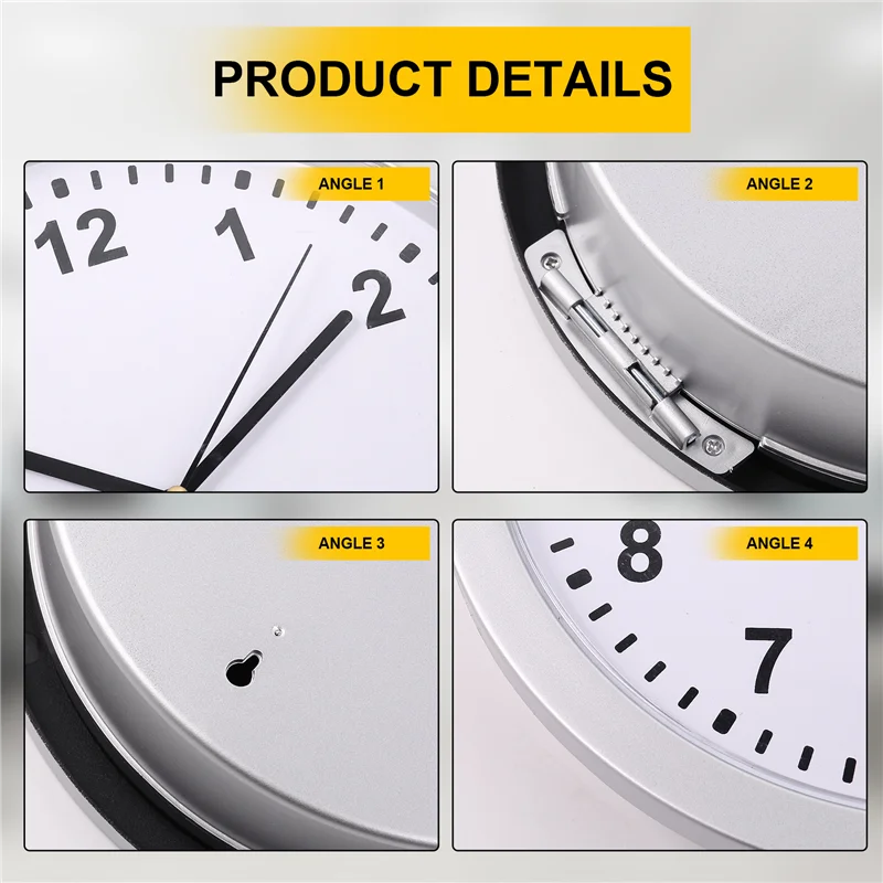 Wall Clock  Safe,Clock Safe Secret Safes  Safe Wall Clock For Secret Stash Money Cash Jewelry,Wall Clock Compartment