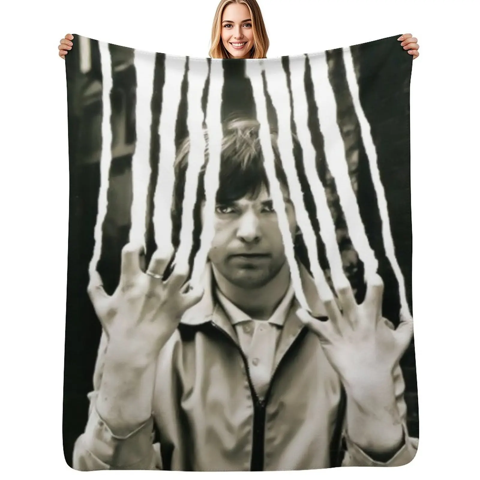 Peter Throw Blanket Shaggy Furry Soft Blanket for Bedroom Living Room
