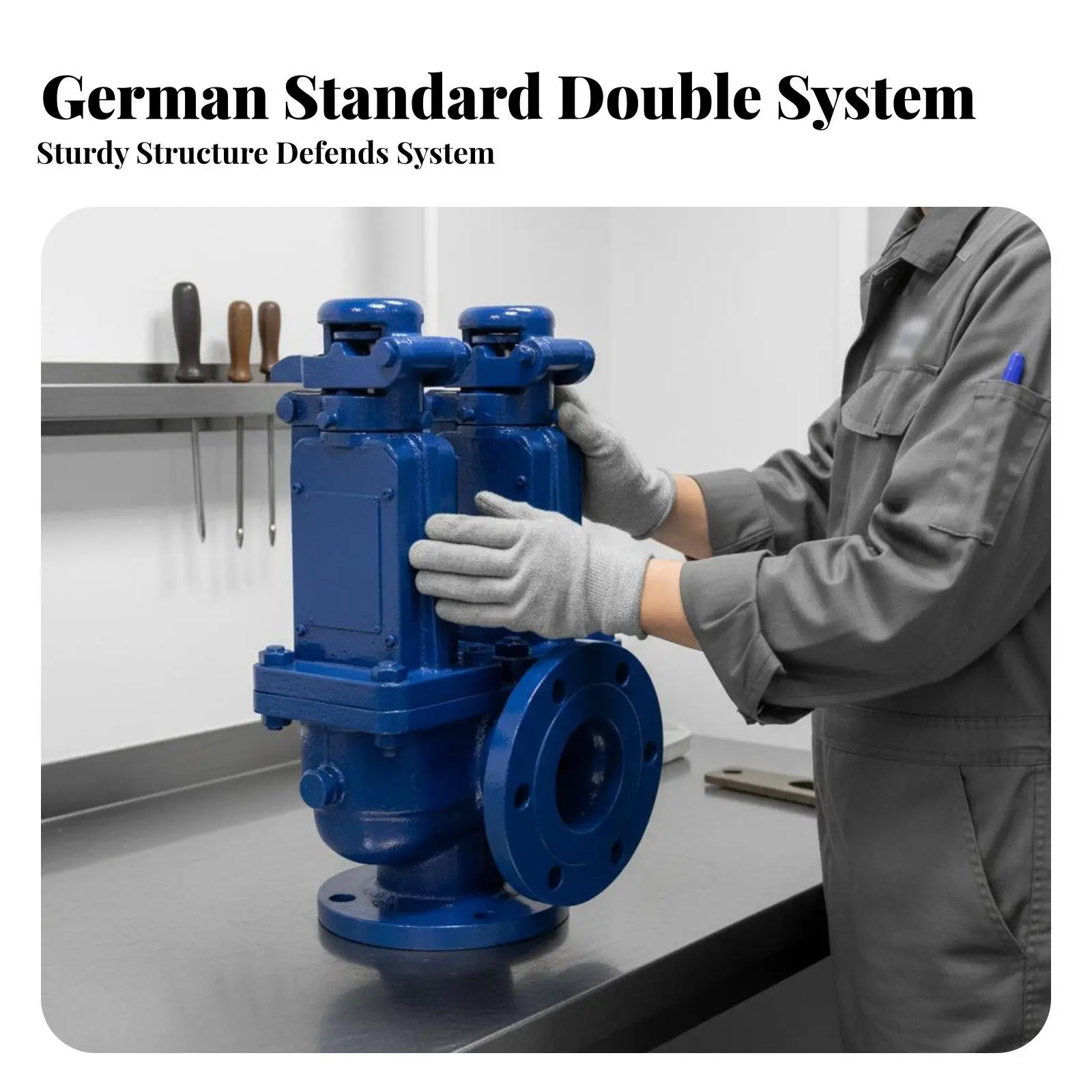 Marine Double Boiler Steam Valve Redundant Safety Overpressure Relief High Temp Resistant Duplex Pressure Valve for Ship