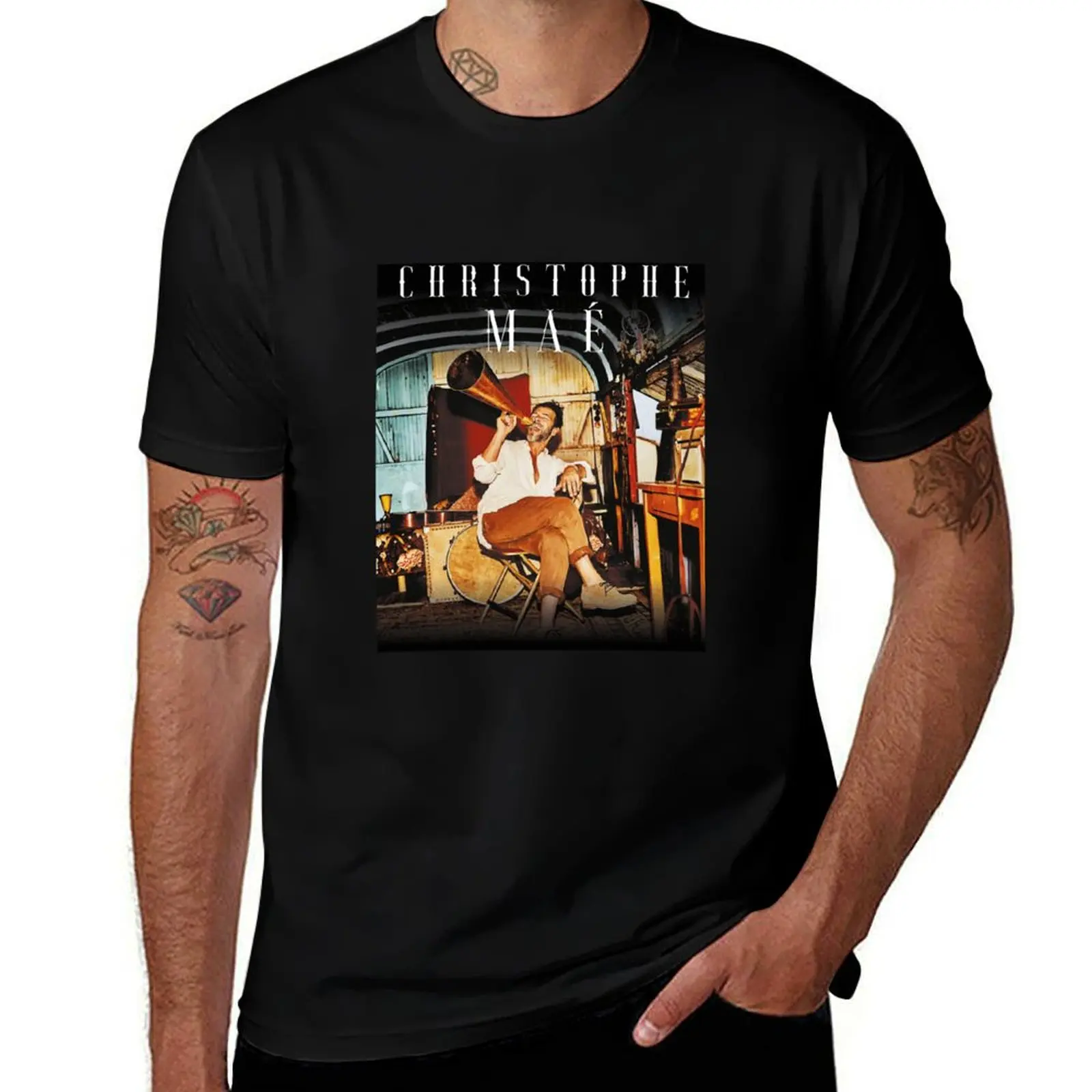 christophe mae Essential T-Shirt Everyday Wear Basic Short Sleeve Top