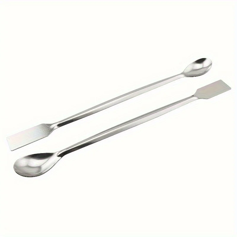 Stainless Steel Double-Headed Medicine Spoon - Perfect for Accurate Dosage Measurement