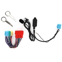 Car Stereo Radio Cable Adapter ABS Male Plug To Female Connector Wiring Harness For-Audi A2 A3 8L 8P B5 B6 B7 A6 TT 8N A8 S8 D2