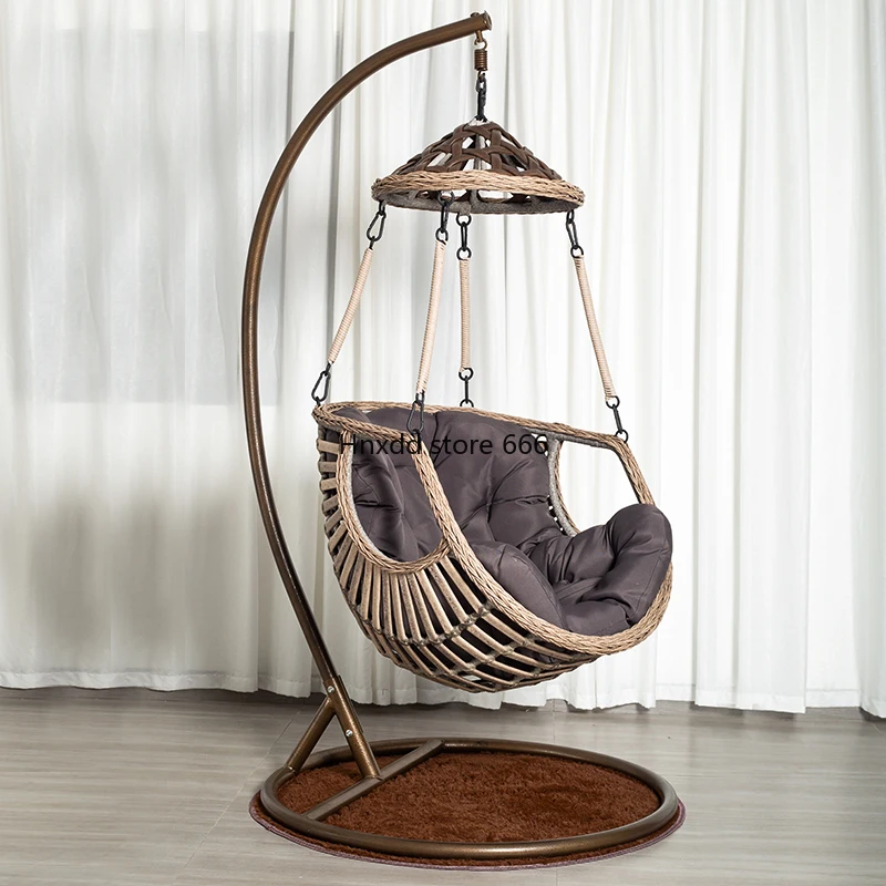 Rattan Cradle Living Room Single Nest Lazy Outdoor Swing