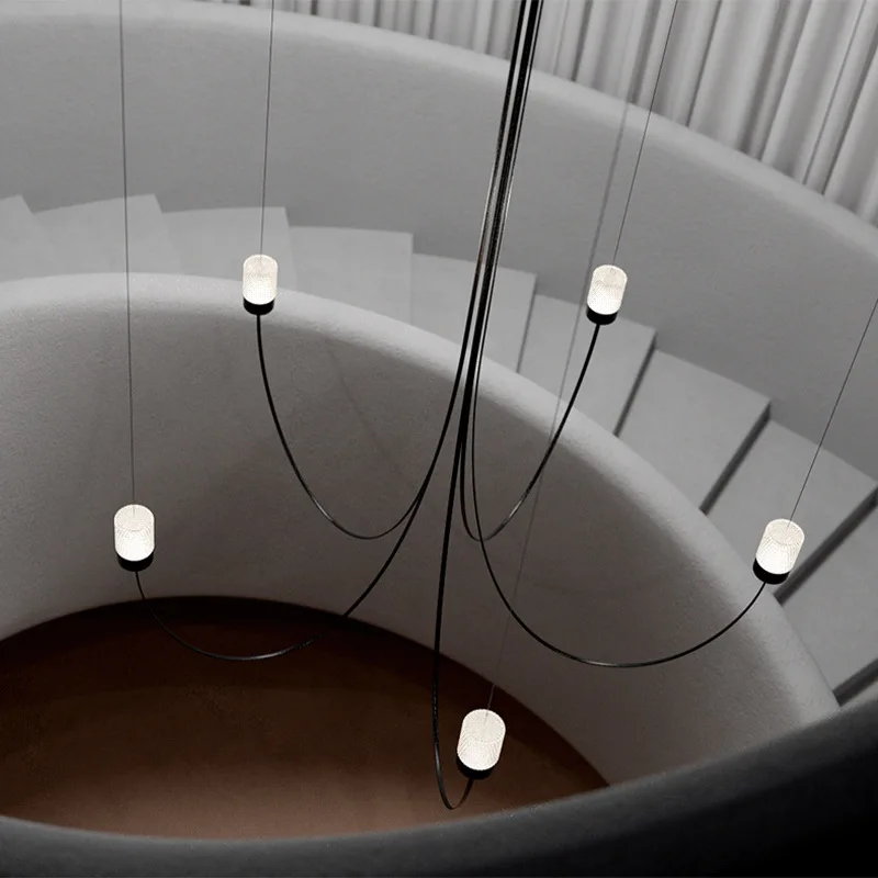 

Скандинавская люстра Moooi Gravity: современный минималистичный линейный светильник для лофта, домашнего декора, дизайнерские светодиодные подвесные светильники