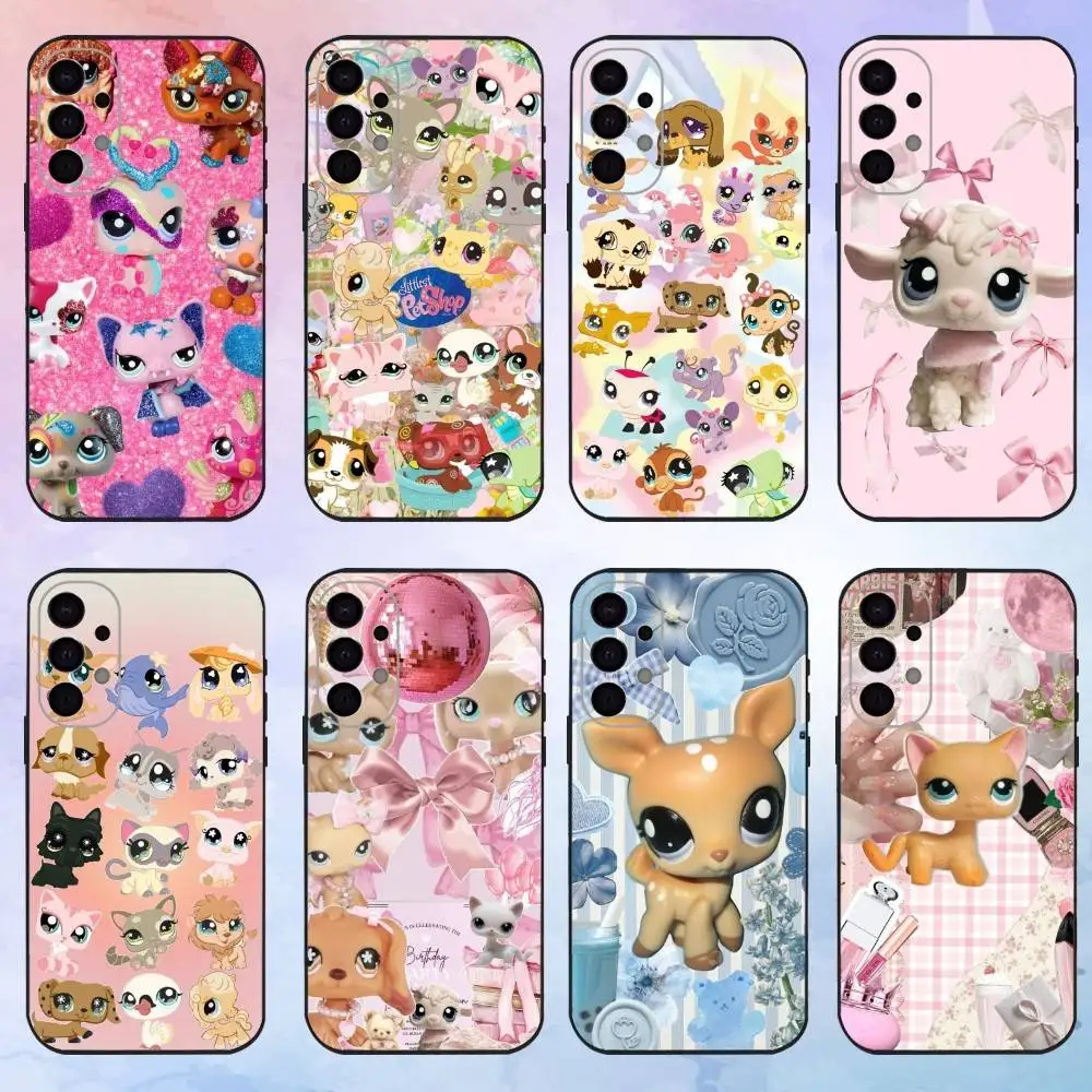 

L-littlest P-Pet Shops Phone Case For Samsung S25,S24,S21,S22,S23,S30,Ultra,S20,Plus,Fe,Lite,Note,10,9,5G Black Cover