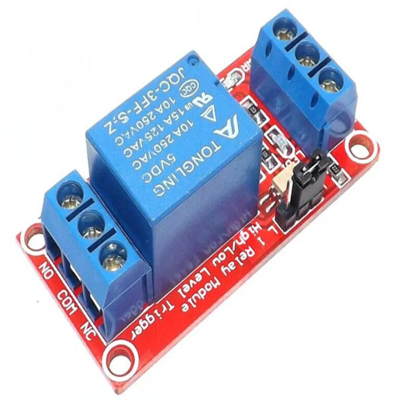 1 Channel 5V Relay Module Board Shield With Optocoupler Support High And Low Level Trigger For Arduino