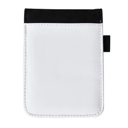 10pcs Sublimation DIY Whtie Blank PU Small Vertical Model Notebook