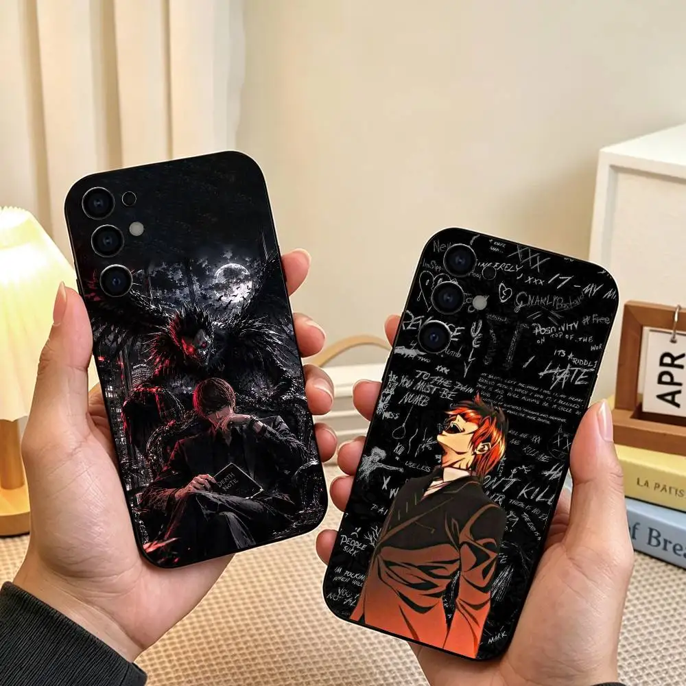 Death Note Light Yagami  Phone Case For Samsung S26,S25,S24,S23,S22,S21,S30,Ultra,Plus,Fe,Lite,Note,10,Black
