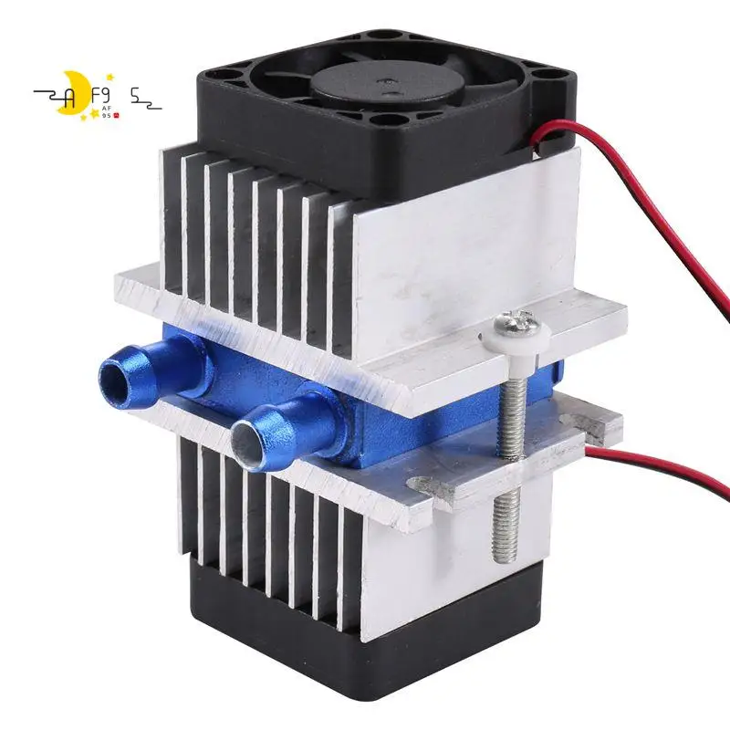 

AF95-1 Set Mini Air Conditioner DIY Kit Thermoelectric Peltier Cooler Refrigeration Cooling System + Fan For Home Tool