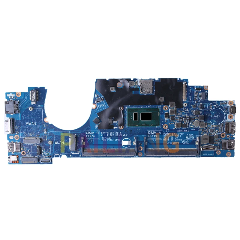 Imagem -06 - Placa-mãe Portátil Ddr4 para Dell Latitude 7530 5290 Notebook Mainboard Completo Testado 02x71h 039ggh Whpnw 0grnh7 i3 i5 i7