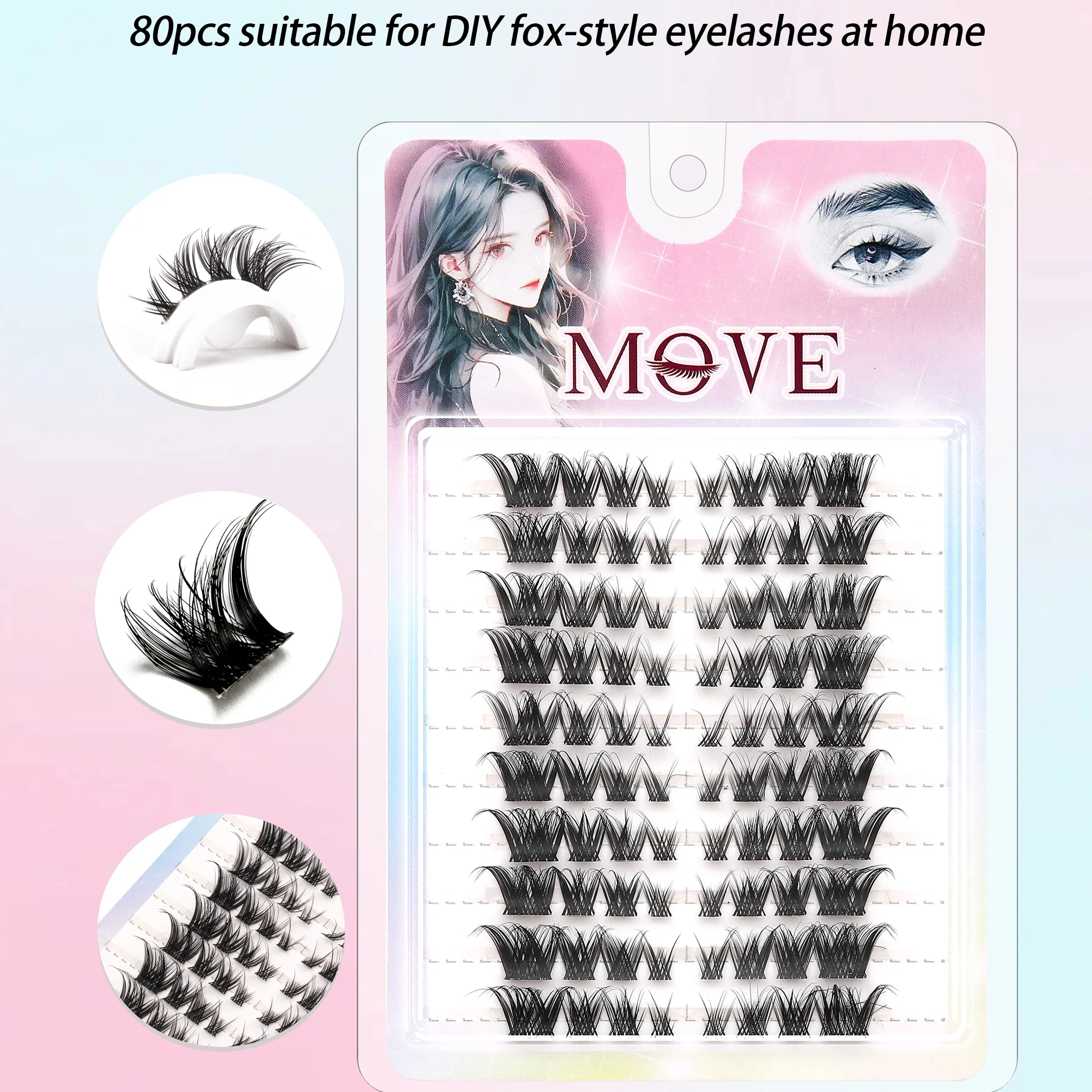 Tilki Gözü Görünümlü, Yapay Kü - Eyelash Extension Cat Eye Wispy incelemesi ve fiyatı