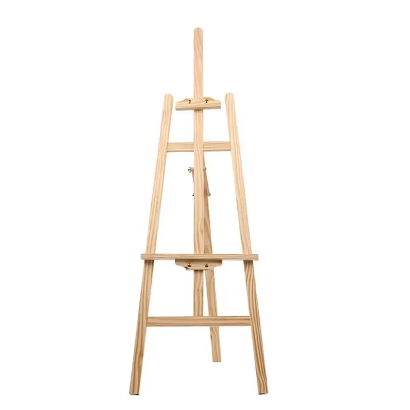 High Quality Low Price Artist Wooden Painting Easel Trade Show Professional Painting Wooden Artist Studio Easel