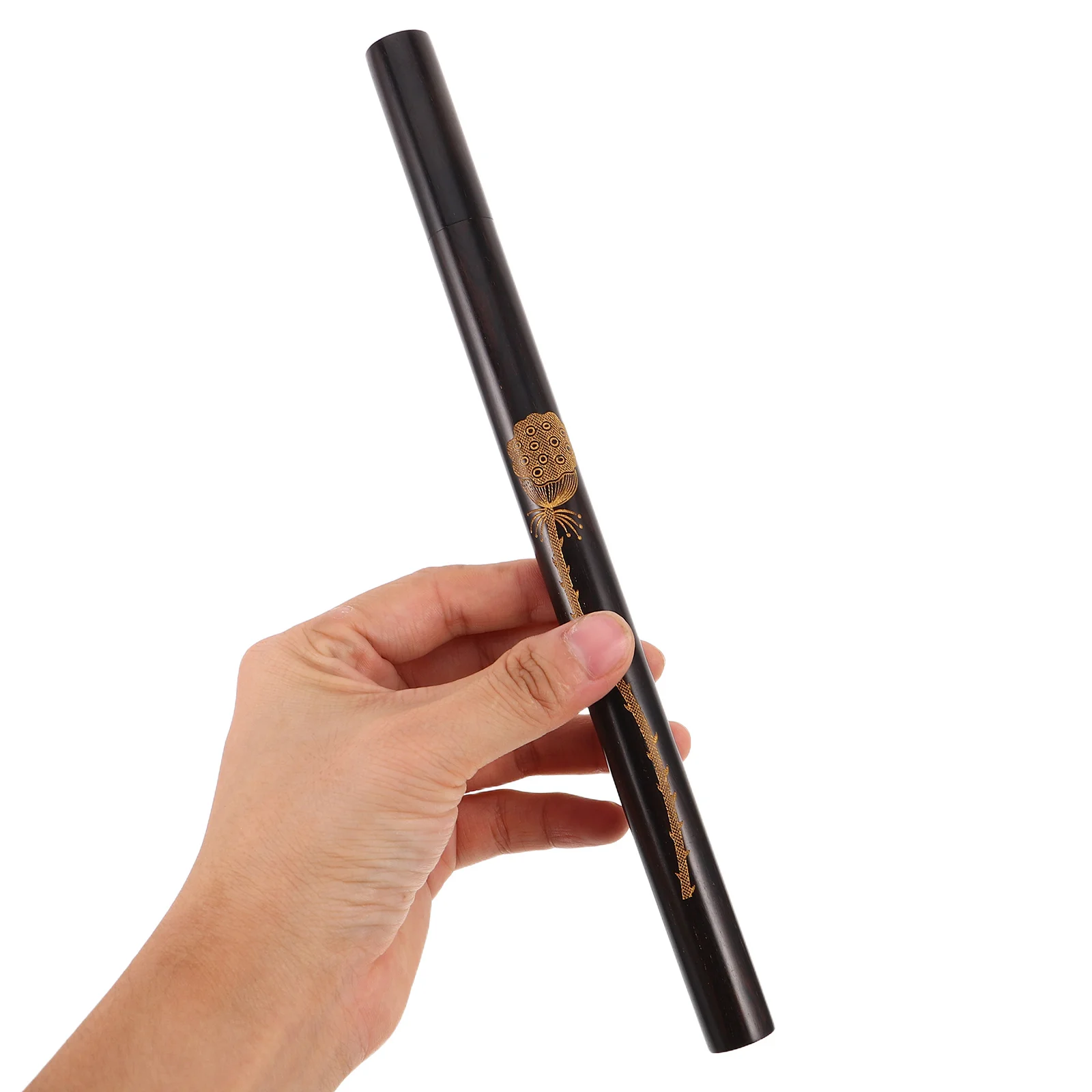 

Incense Stick Storage Tube Solid Wood Portable Travel Incense Holder Organizer for Home Desk Aromatherapy Stick Container